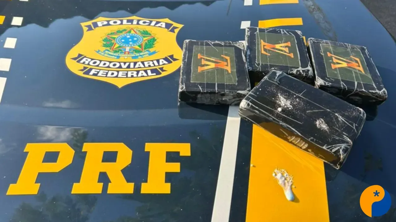 Mulher é presa com tabletes de cocaína em ônibus de viagem na BR-365, em Patos de Minas 