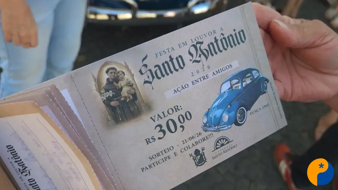 Carreata de fuscas marca início das ações de Santo Antônio em Patos de Minas 