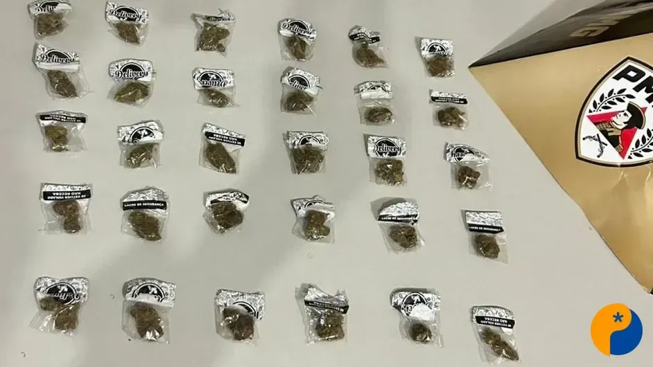 Jovem é preso por tráfico de drogas em São Gonçalo do Abaeté