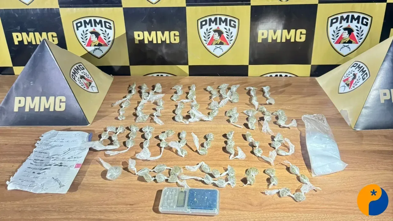 Polícia Militar prende dois homens por tráfico de drogas em São Gotardo; um era foragido da Justiça do Maranhão