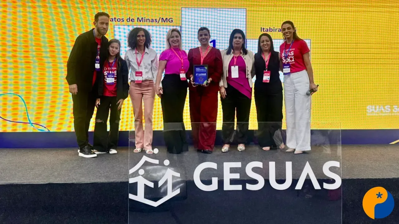 Patos de Minas conquista 2º lugar no Desafio 360 SUAS em premiação realizada em Belo Horizonte