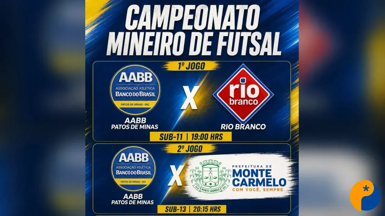 AABB Patos de Minas estreia no Campeonato Mineiro de Futsal com rodada dupla 