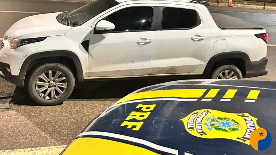 PRF recupera na BR-365 caminhonete furtada em Campinas e clonada para transporte interestadual