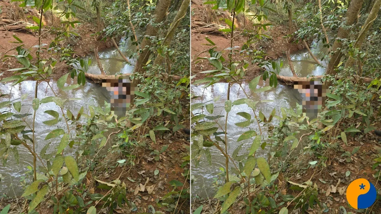 Corpo é encontrado em córrego no bairro Barreiro e passa por perícia em Patos de Minas