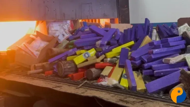 Polícia Civil incinera cerca de uma tonelada de drogas apreendidas em Patos de Minas