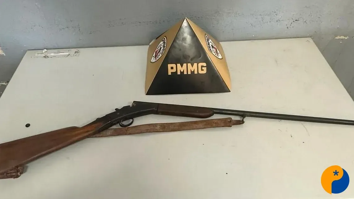 Idoso de 85 anos é preso por posse irregular de arma e violência doméstica em Patos de Minas 