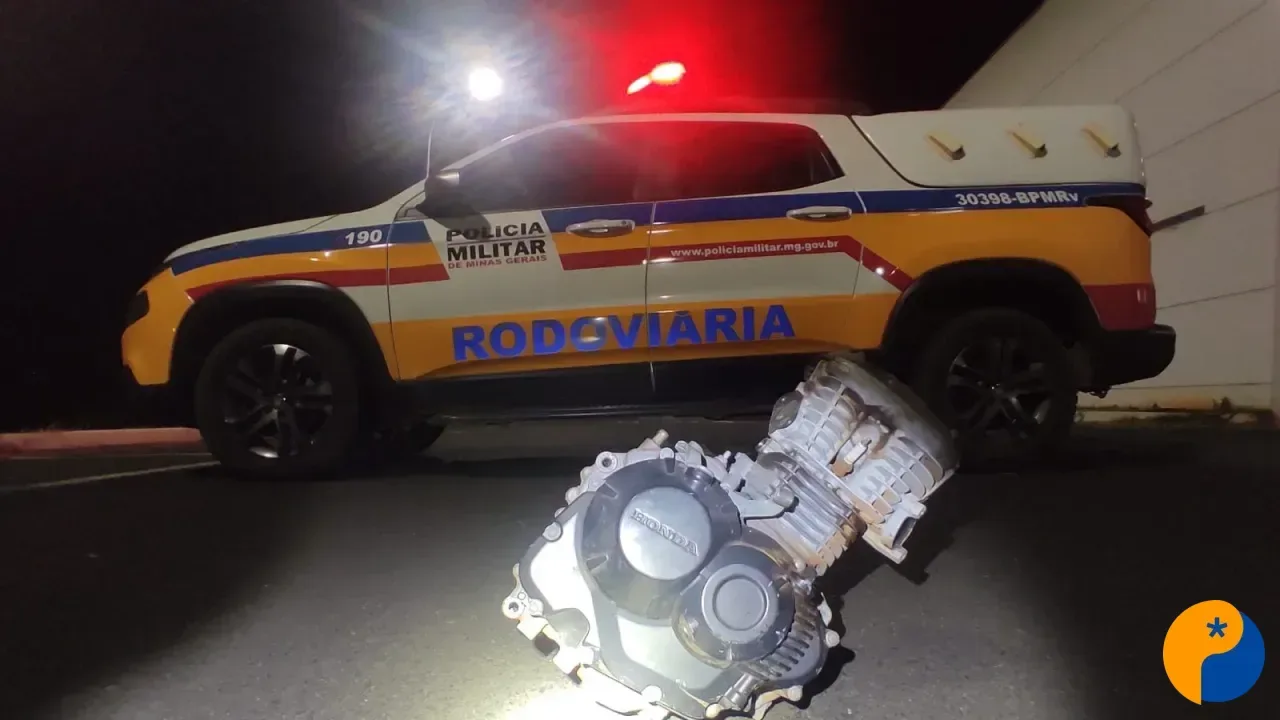 Polícia Militar desarticula desmanche de motocicletas e recupera veículos furtados após abordagem na rodovia