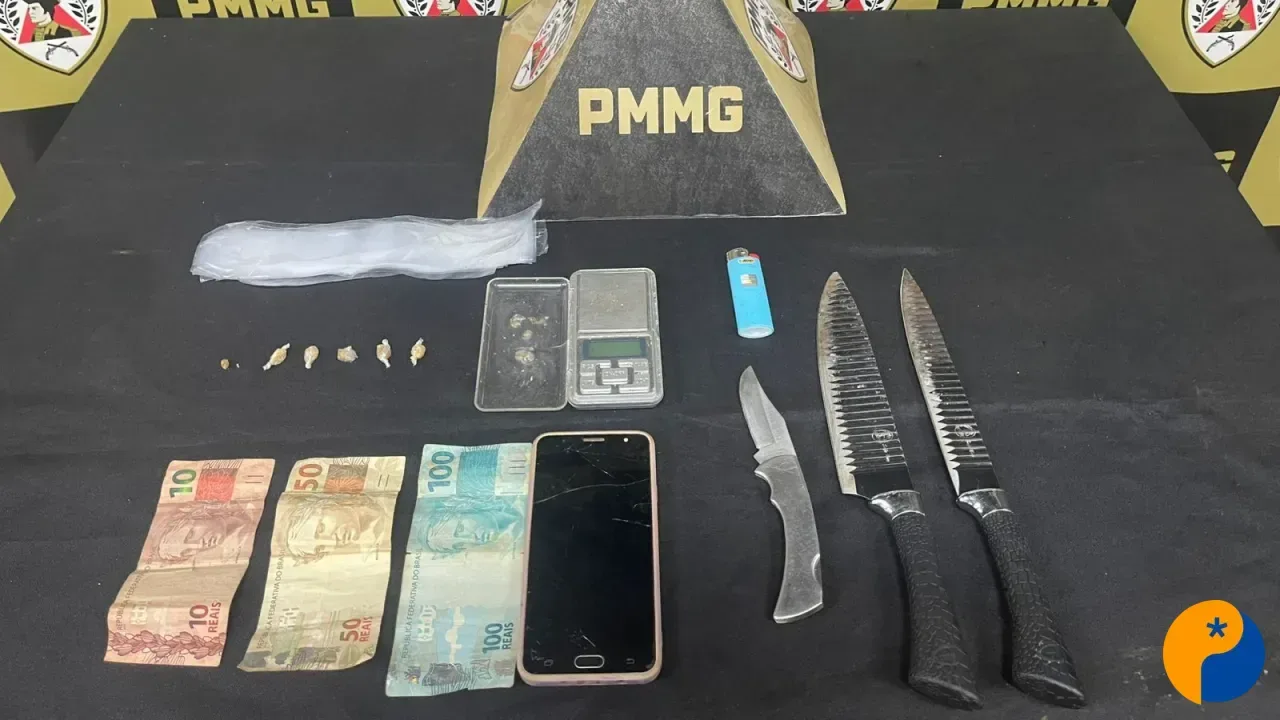 PM prende homem por tráfico de drogas no bairro Congonhas, em Patrocínio