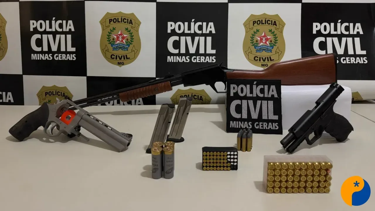 Homem ameaça companheira e é detido com três armas em Uberlândia