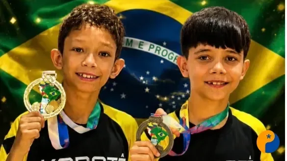 Samuel e Otávio sobem ao pódio no Sul-Americano de Karatê e garantem vaga no Pan-Americano