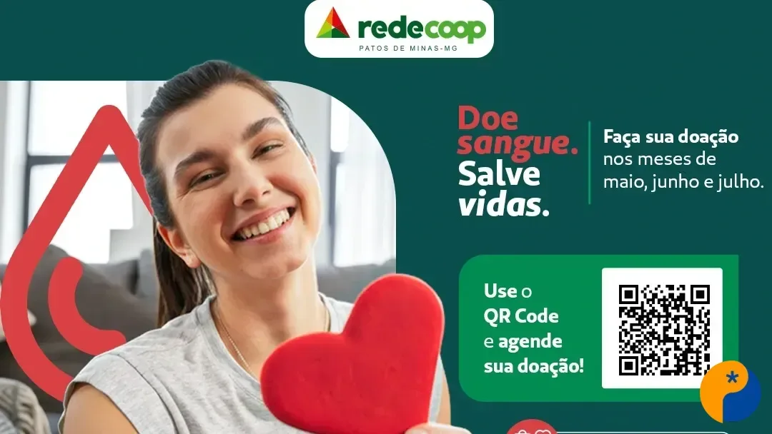 Redecoop realiza blitz educativa para incentivar doação de sangue em Patos de Minas