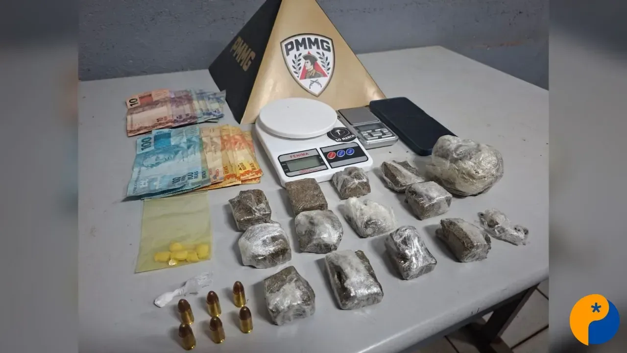 Operação termina com apreensão de 12 tabletes de maconha e prisão no bairro Jardim Quebec 