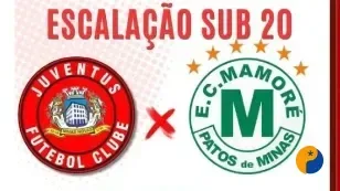 Mamoré e Juventus divulgam escalações para duelo pelo Campeonato Mineiro Sub-20