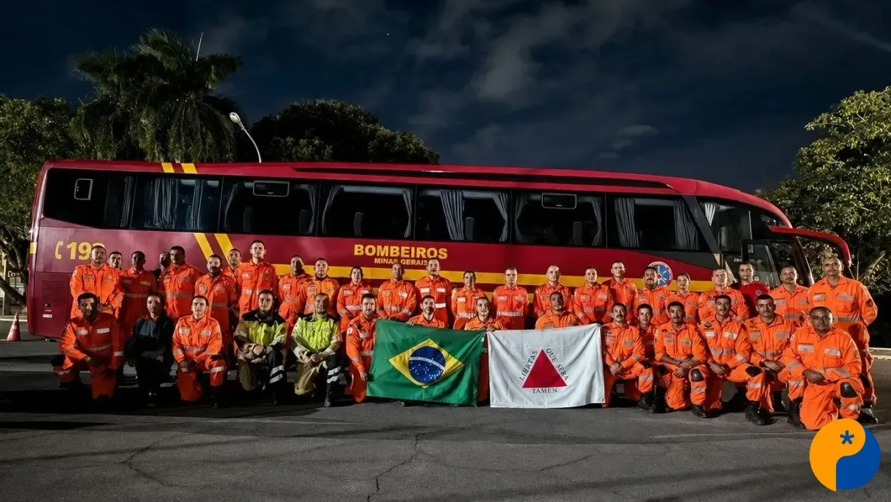 Bombeiros de Minas embarcam em missão de buscas e resgate após terremotos na Venezuela