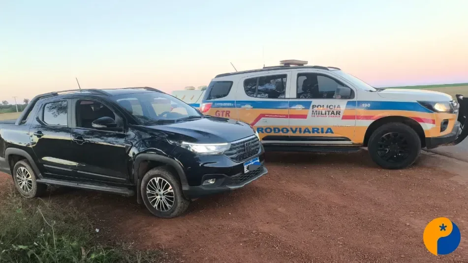 MG-235: blitz termina com prisão e recuperação de veículo furtado em Rio Paranaíba 