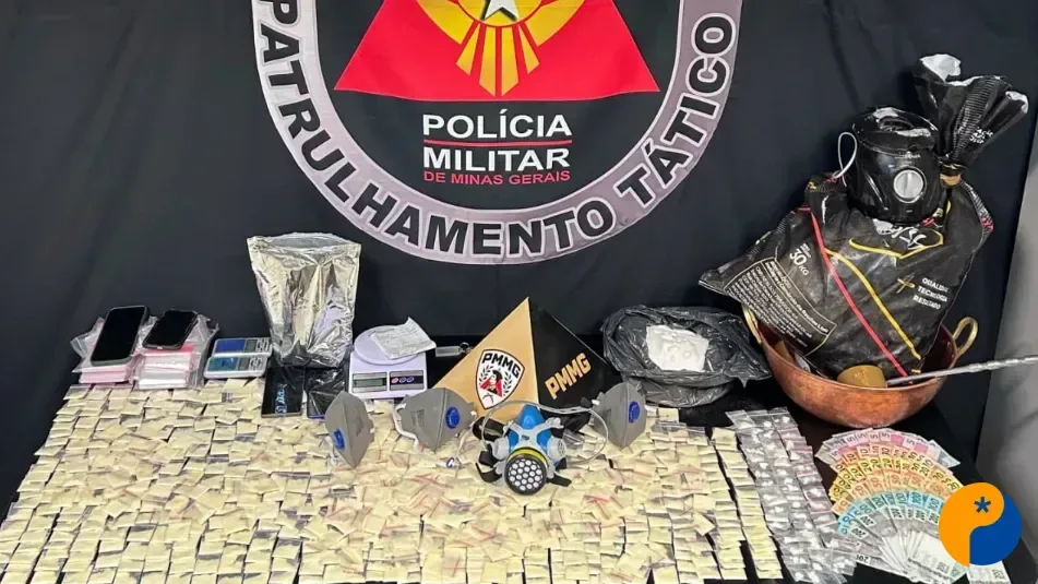 Polícia Militar desarticula laboratório clandestino de cocaína e prende suspeito de tráfico em Patrocínio