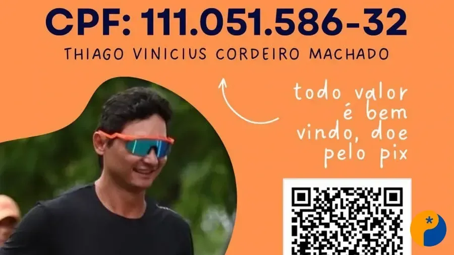 Campanha de arrecadação mobiliza apoio ao tratamento oncológico de Thiago Vinicius Cordeiro Machado