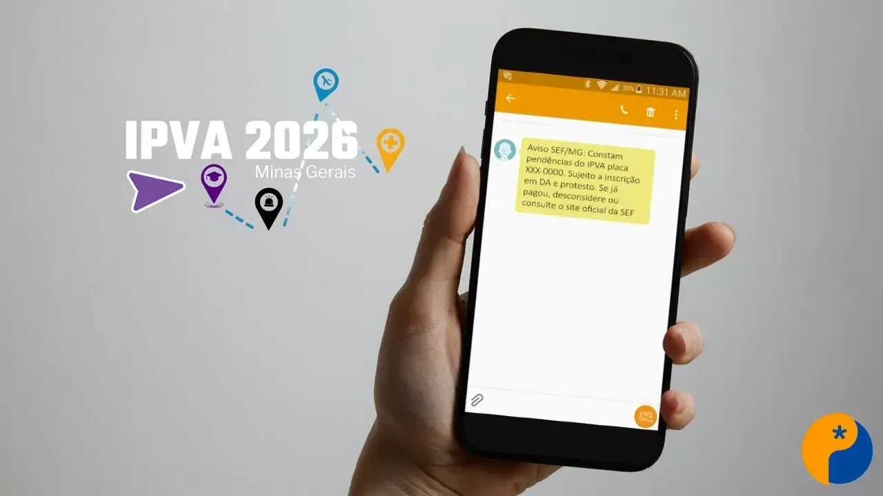SMS sobre o IPVA: saiba diferenciar o aviso oficial da tentativa de golpe