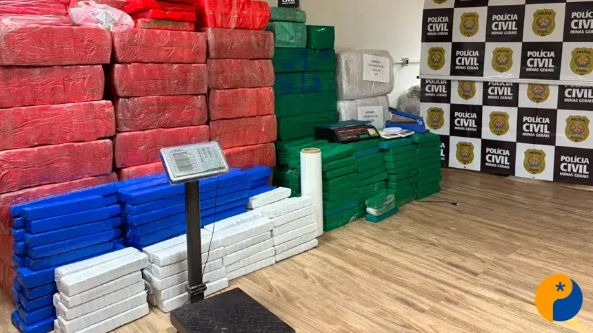 Polícia Civil apreende mais de 1,8 tonelada de drogas e prende suspeito em Uberlândia