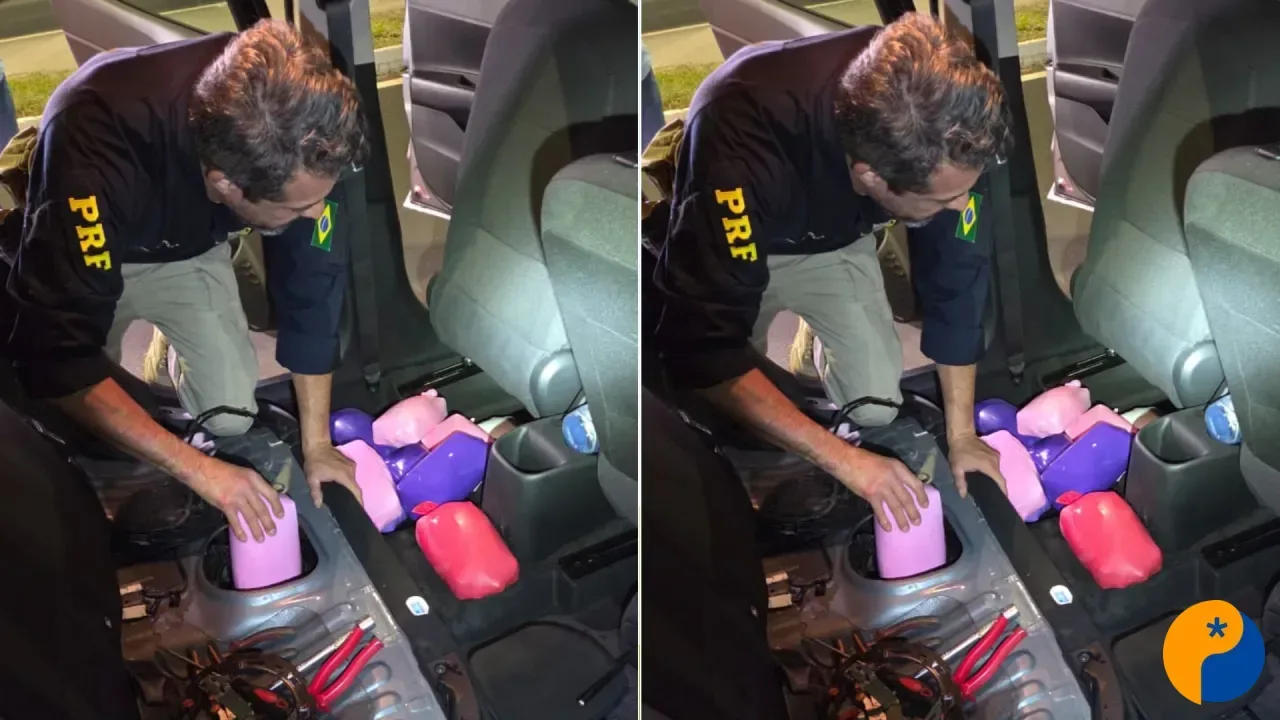 PRF apreende pasta base de cocaína escondida em tanque de combustível na BR-262 
