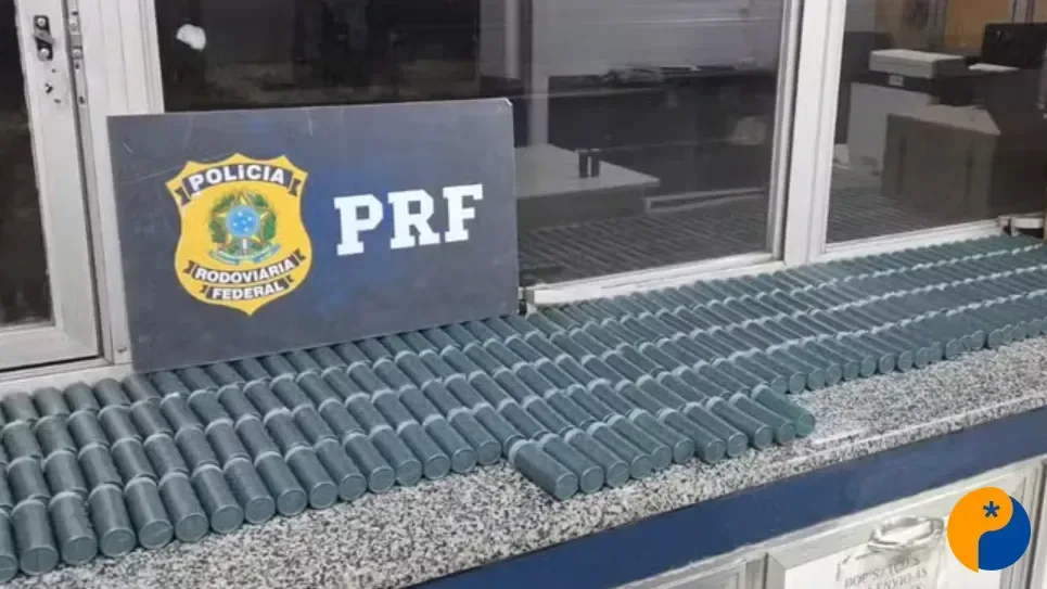 PRF apreende carga de pólvora sem origem e com risco de explosão na BR-262