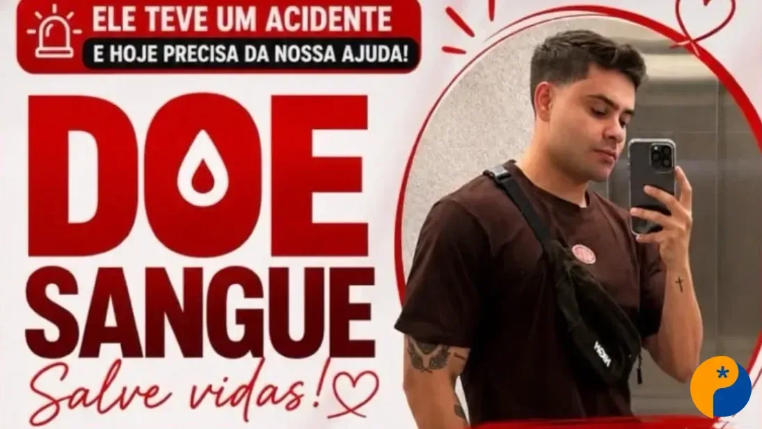 Motorista vítima de acidente na BR-354 precisa de doações de sangue em Patos de Minas