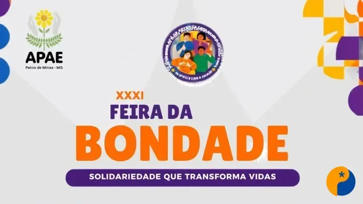 31ª Feira da Bondade será lançada no dia 6 de agosto em Patos de Minas