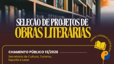 Patos de Minas abre edital para incentivar publicação de obras literárias inéditas