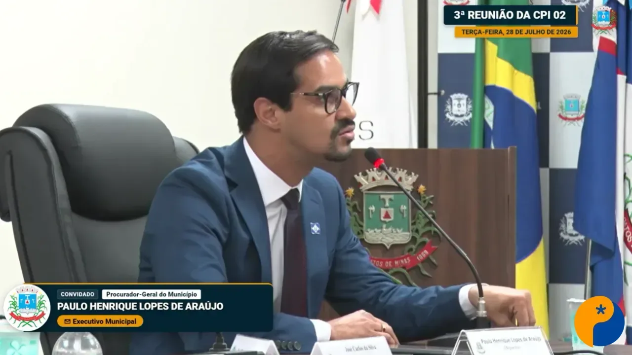 CPI da Saúde em Patos de Minas inicia depoimentos com questionamentos ao procurador do município 