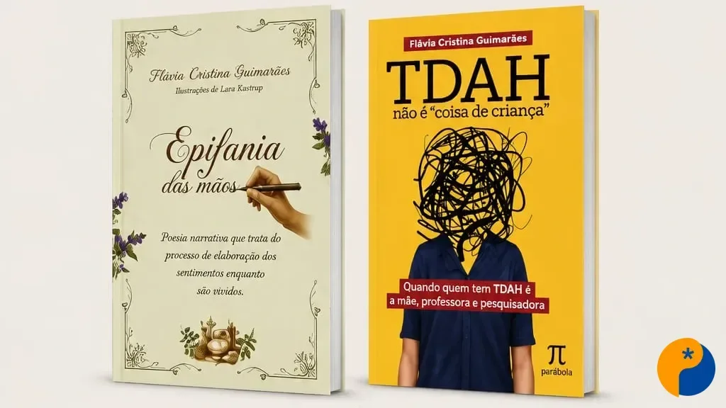 Professora Flávia Cristina Guimarães lança dois livros no dia 8 de agosto