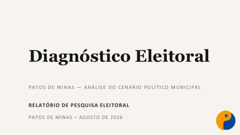 Pesquisa INPAC mostra cenários para deputado federal, estadual e governador em Patos de Minas
