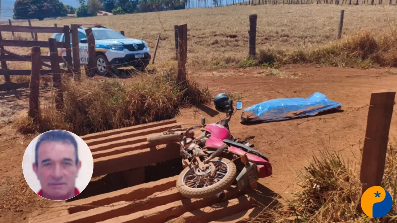 Queda durante travessia de mata-burro mata motociclista na zona rural de Patos de Minas
