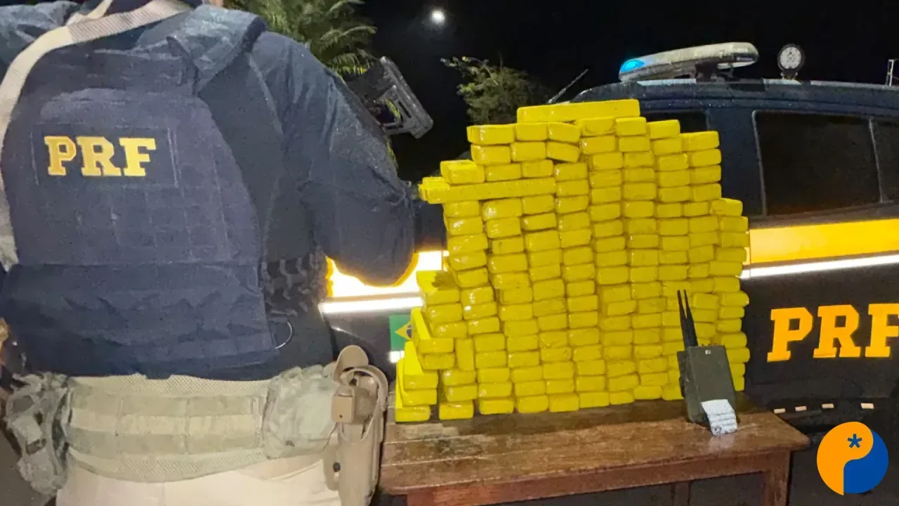 Homem é preso com 157 kg de maconha escondidos em carro na BR-365, em Patos de Minas