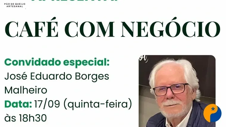 Café com Negócio reúne empresários e convidado especial em Patos de Minas