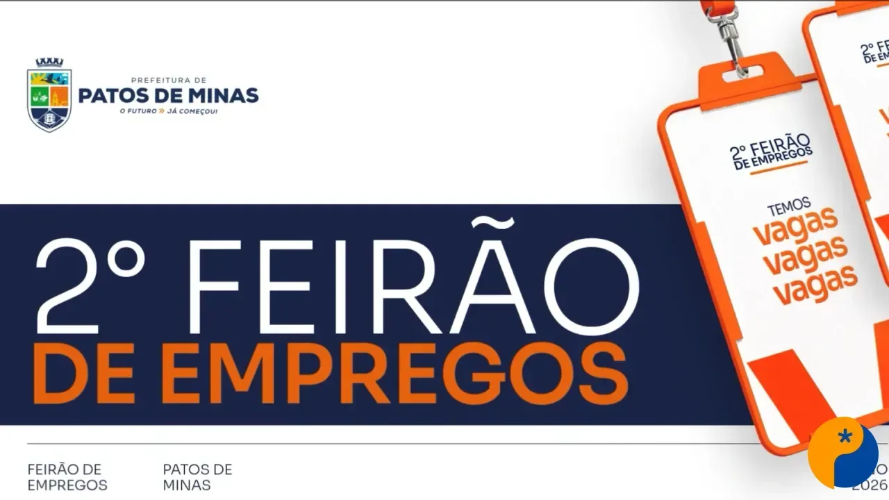 Feirão de Empregos reúne mais de mil vagas neste domingo em Patos de Minas