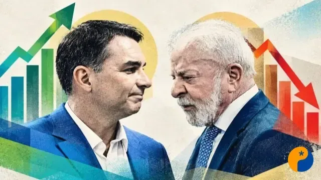 Pesquisa aponta Flávio Bolsonaro com 45,8% e Lula com 41% em cenário de 2º turno em Minas