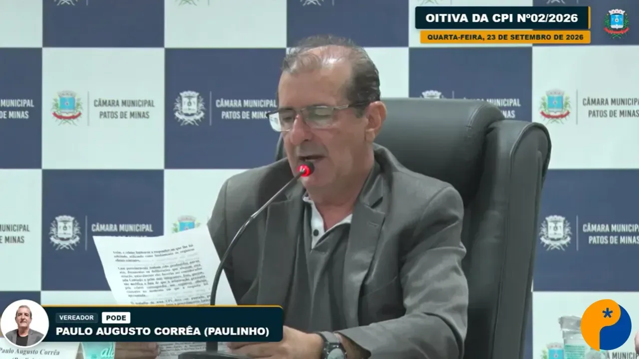Declaração de Paulinho sobre CPI da Saúde é usada em disputa eleitoral e caso vai parar no TRE-MG