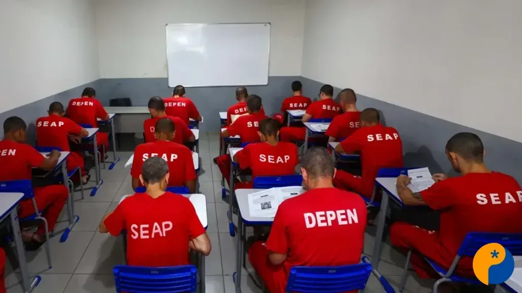 Recorde em Minas: mais de 16 mil presos se inscrevem em exame para concluir os estudos em 2026 