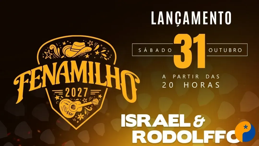 Fenamilho 2027 será lançada em 31 de outubro com show de Israel & Rodolffo em Patos de Minas