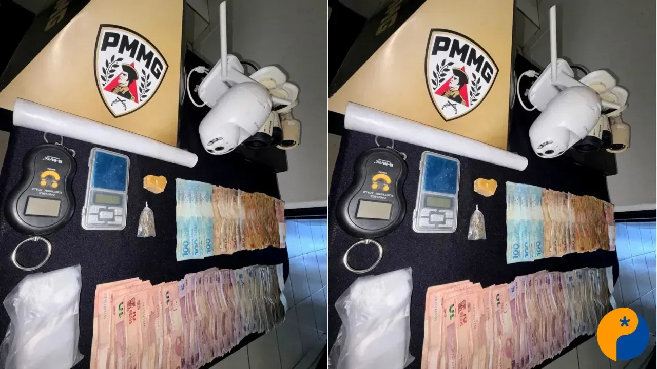 Homem é preso com crack, maconha e R$ 3,1 mil durante operação em Lagoa Formosa