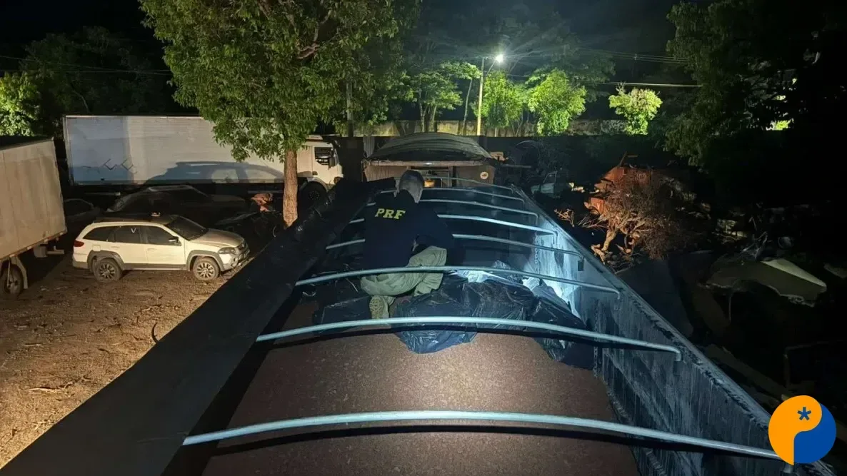PRF apreende mais de uma tonelada de maconha em carreta na BR-262, em Córrego Danta