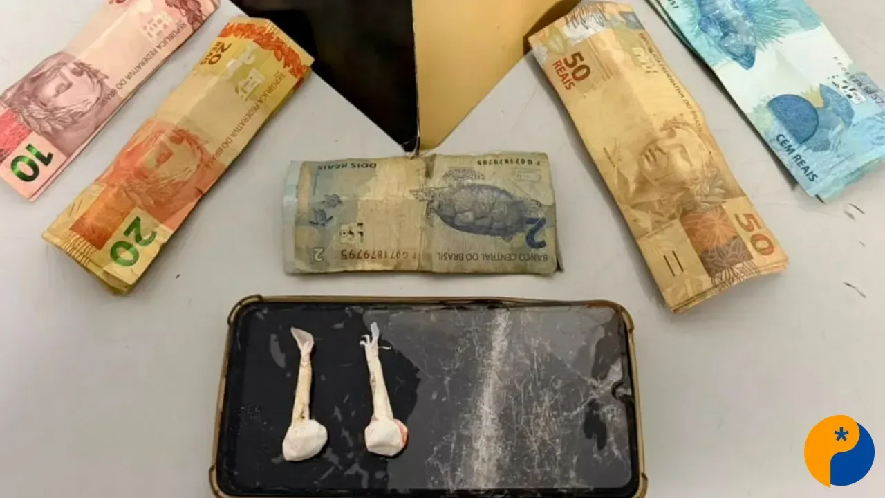 Homem se esconde em mata e acaba preso com drogas após perseguição em Patos de Minas 
