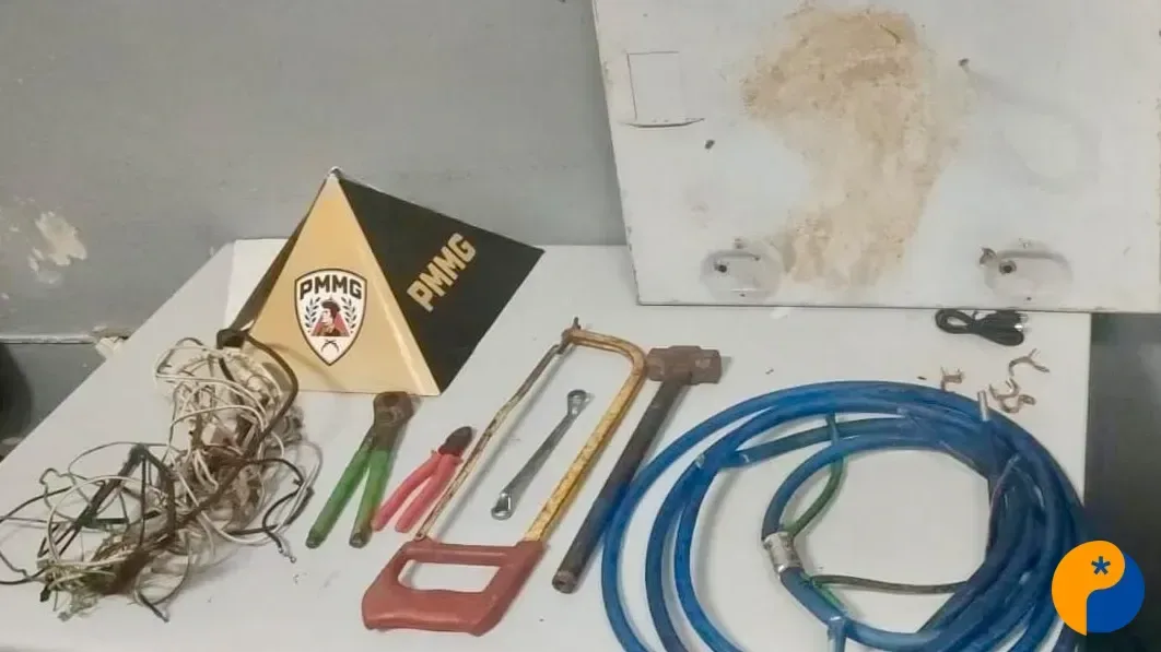 Homem é preso após furtar cabos de cobre de barracão em Patos de Minas