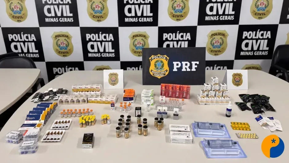 Operação apreende anabolizantes, medicamentos e armas em Uberlândia